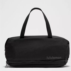 NWT Lululemon athletica Black Duffel Bag